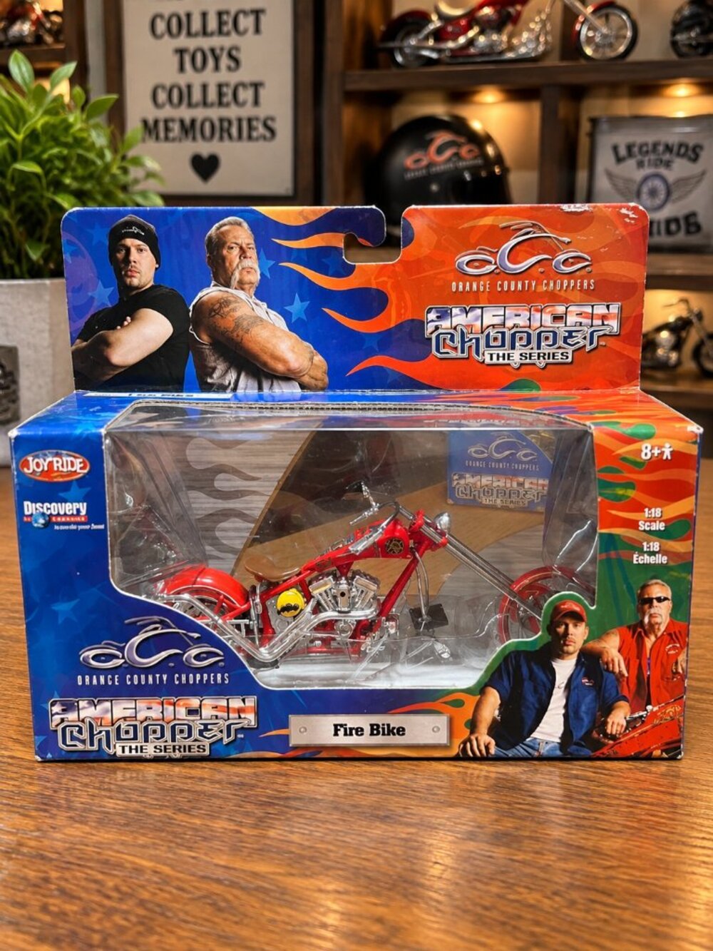 2004  Orange County Choppers (OCC) "Fire Bike" die-cast